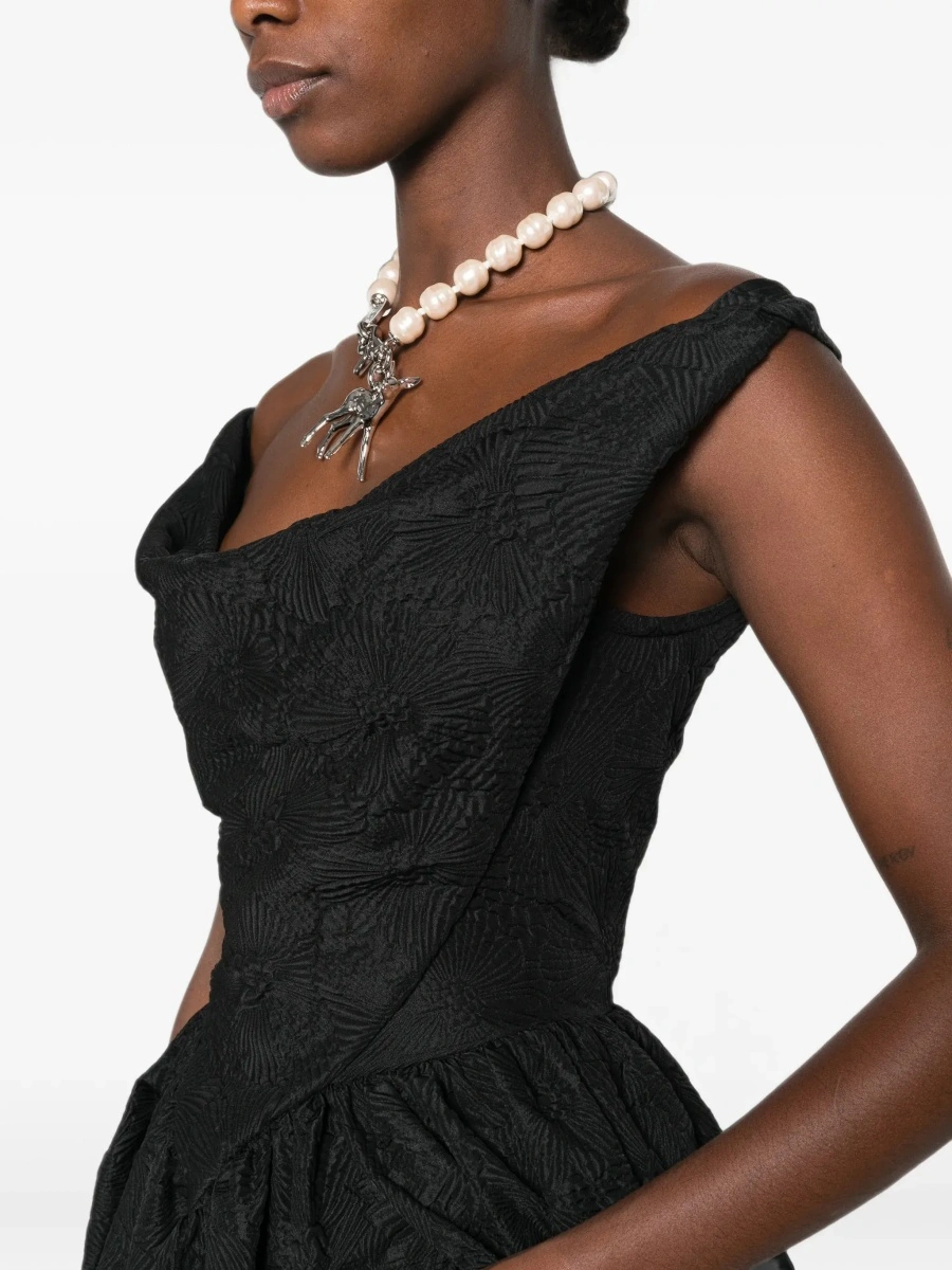 Rochie Vivienne Westwood neagra din bumbac - Img 7