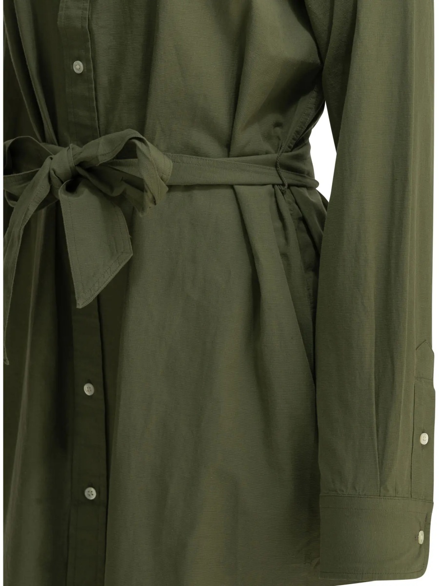 Rochii Chemisier midi dress with logo - Img 4