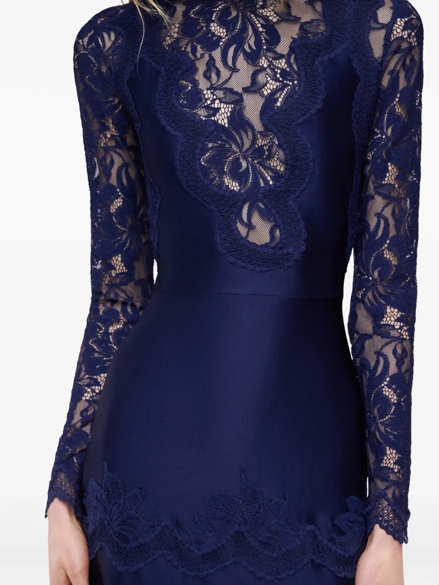 Rochii Long lace and jersey Dress - Img 7
