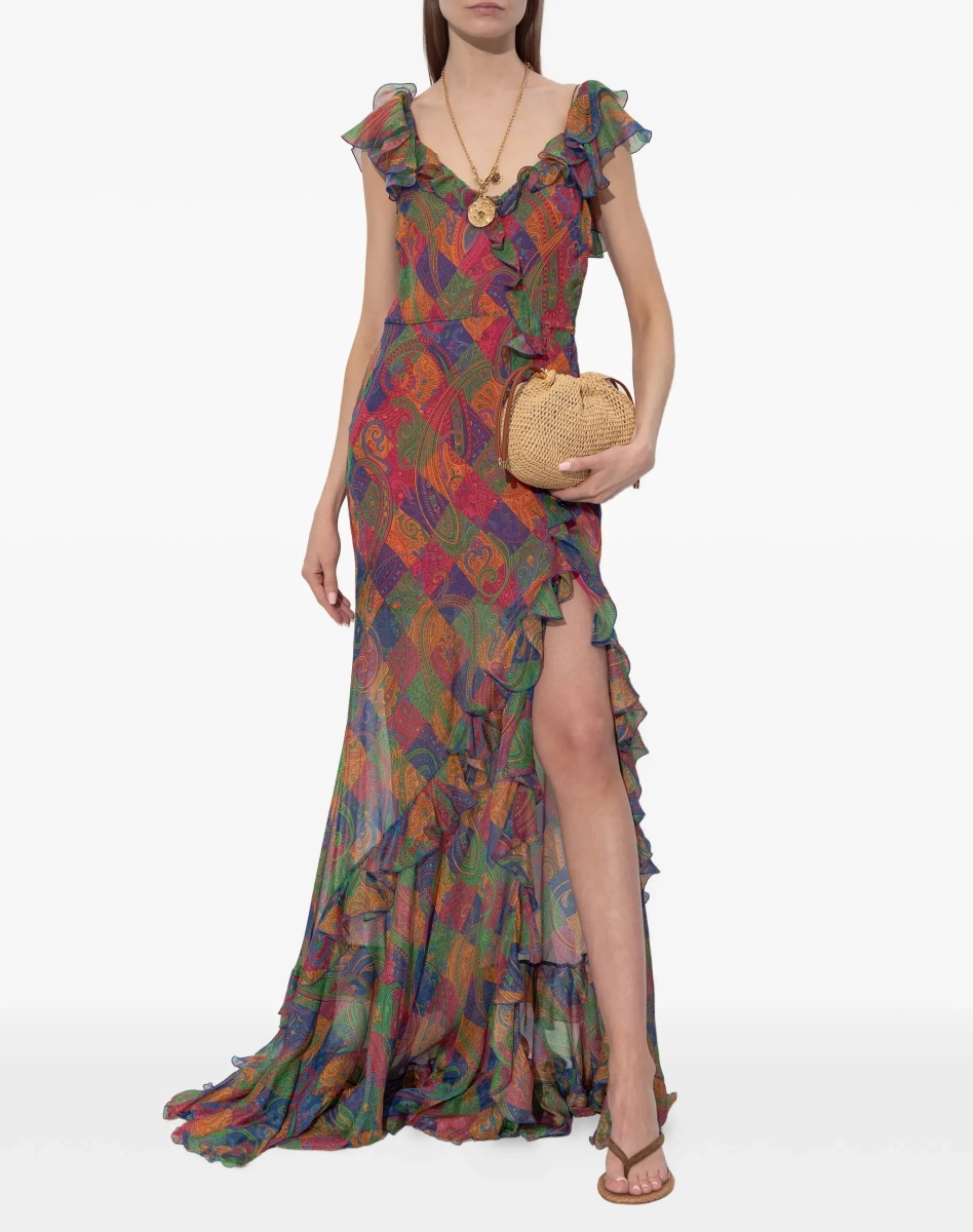 Rochii Long silk Dress - Img 2