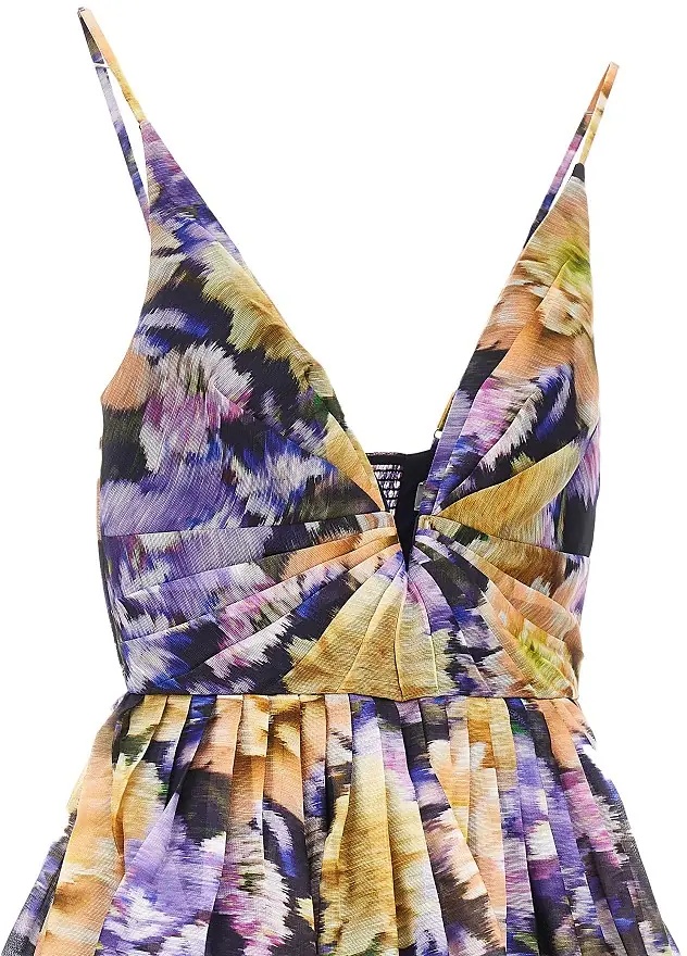 Rochii 'Luna' floral organdy mini dress - Img 2