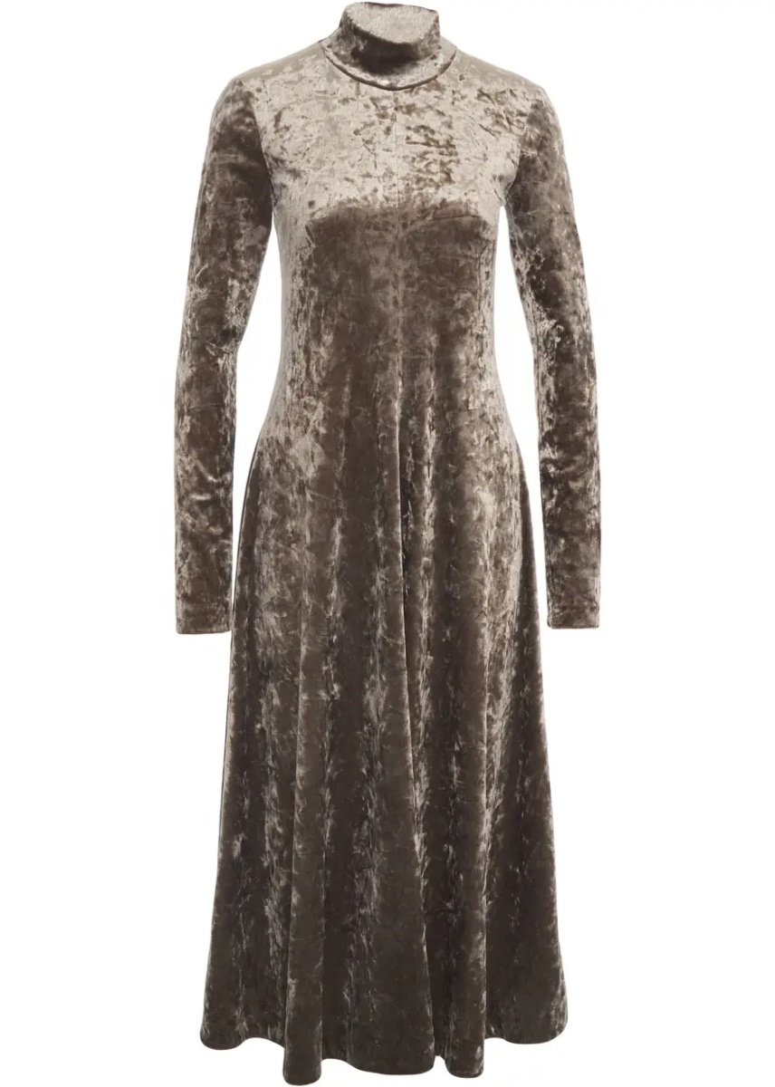 Rochii Midi dress in velvet - Img 2