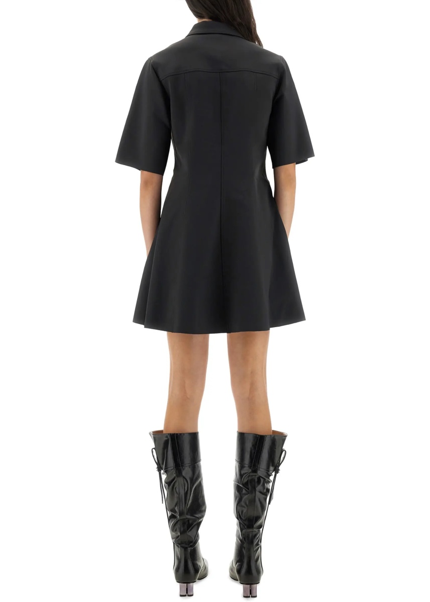 Rochii Mini Dress With Scalloped Buttons - Img 3