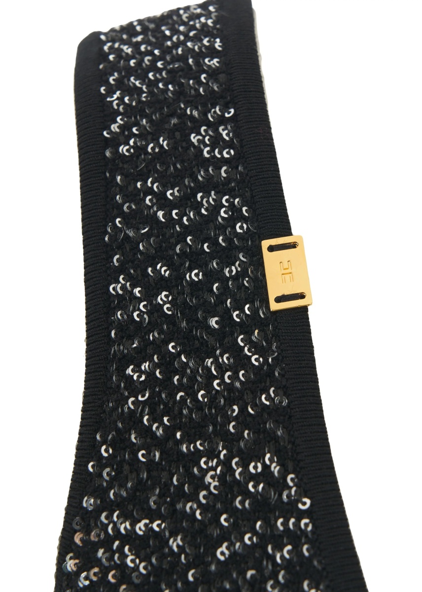 Rochii Mini dress with sequin application - Img 4