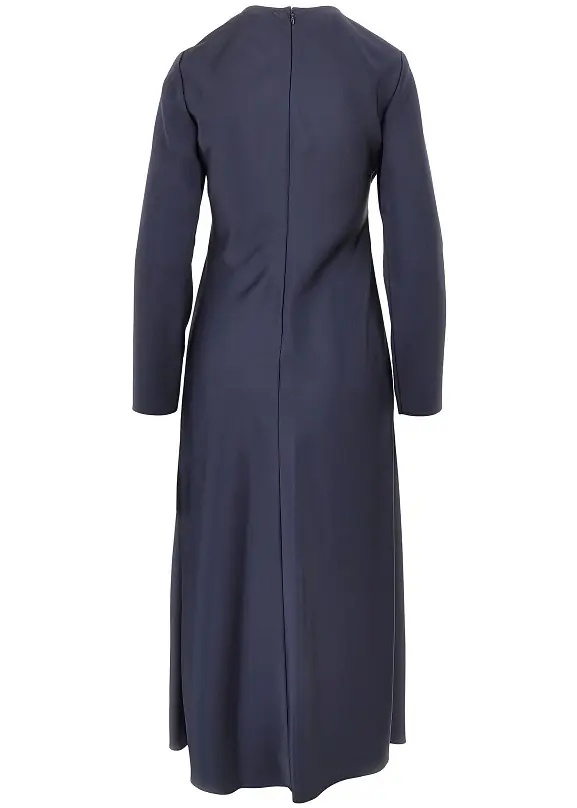 Rochii Satin-effect tecno twill midi dress - Img 3