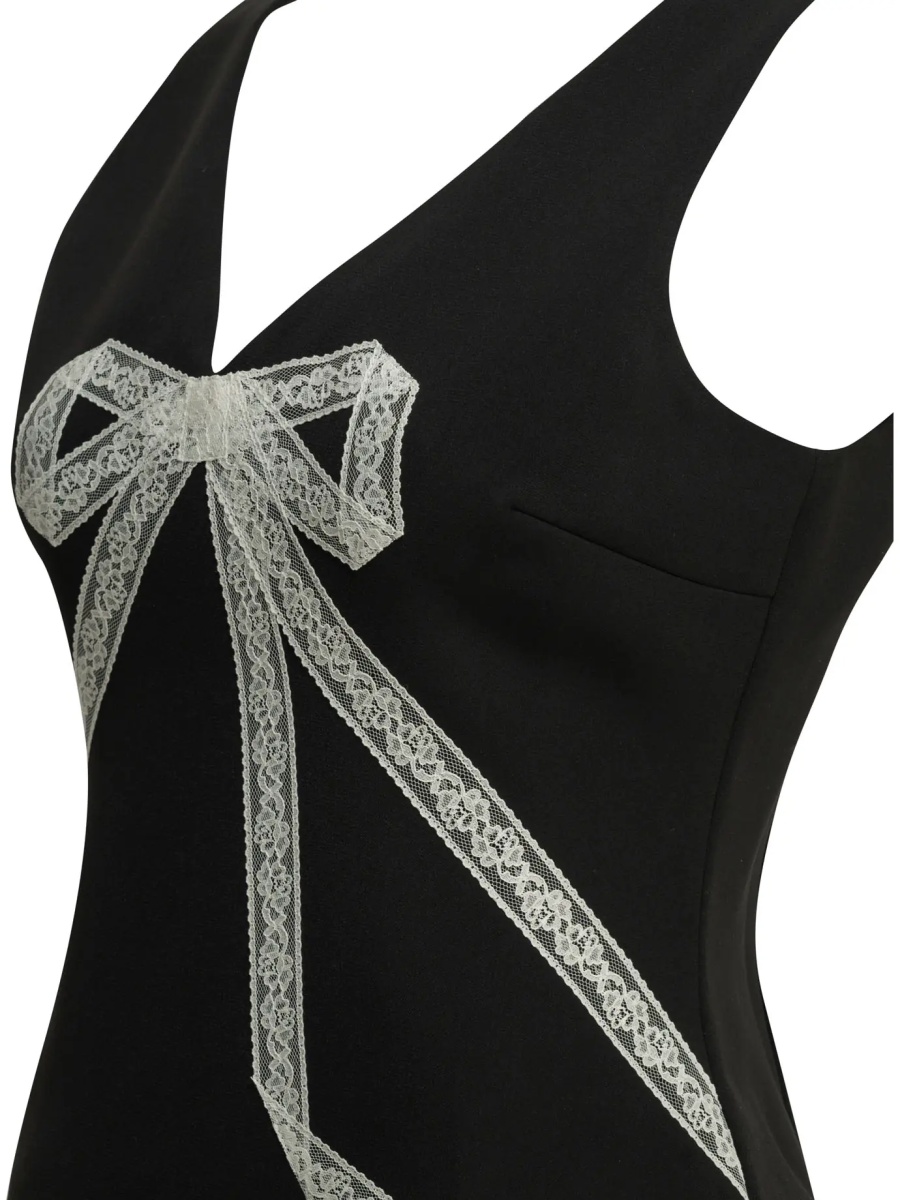 Rochii Short sheath dress with bow - Img 4