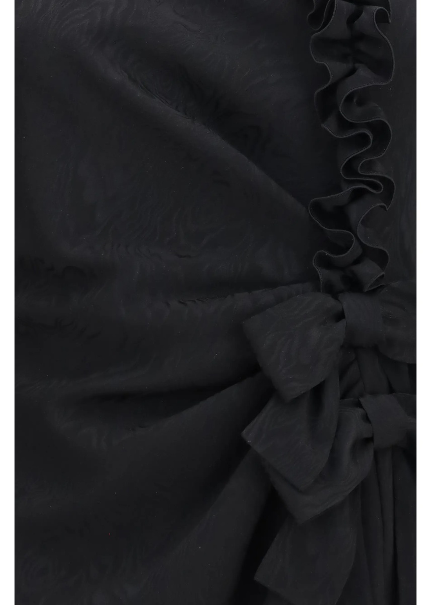 Rochii Silk jacquard mini Dress with ruffles - Img 3