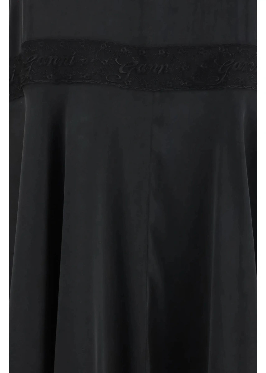 Rochii Silk maxi Dress with lace details - Img 3