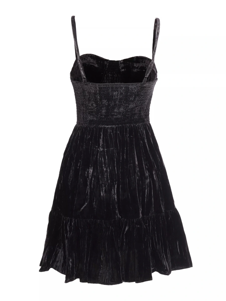 Rochii VELVET BUSTIER SMOCK DRESS - Img 2