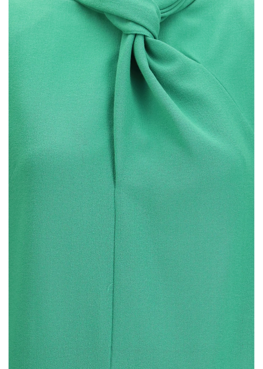 Rochii Wool Dress with knotted neck - Img 3
