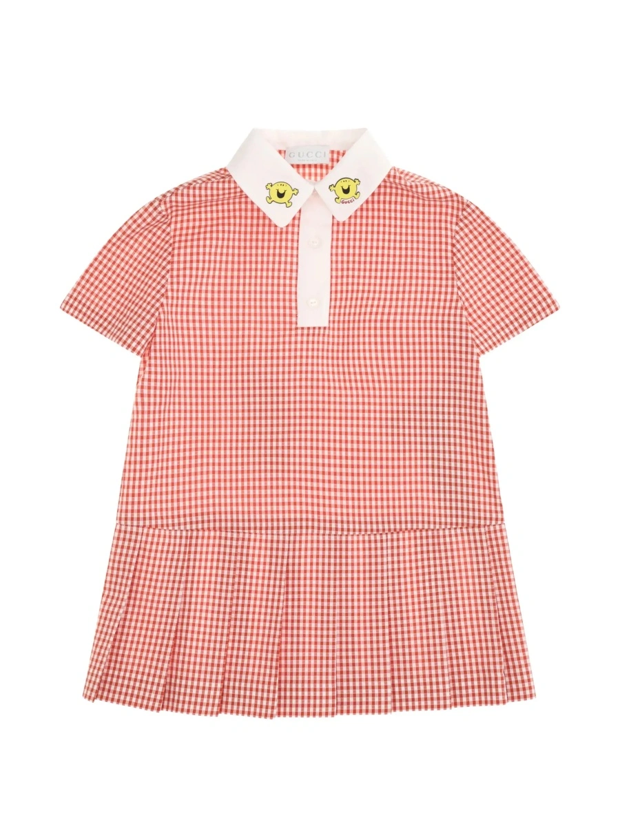 Rochii Woven Dress-Skirt Red with Elegant Details in Cotton for Women - Img 6