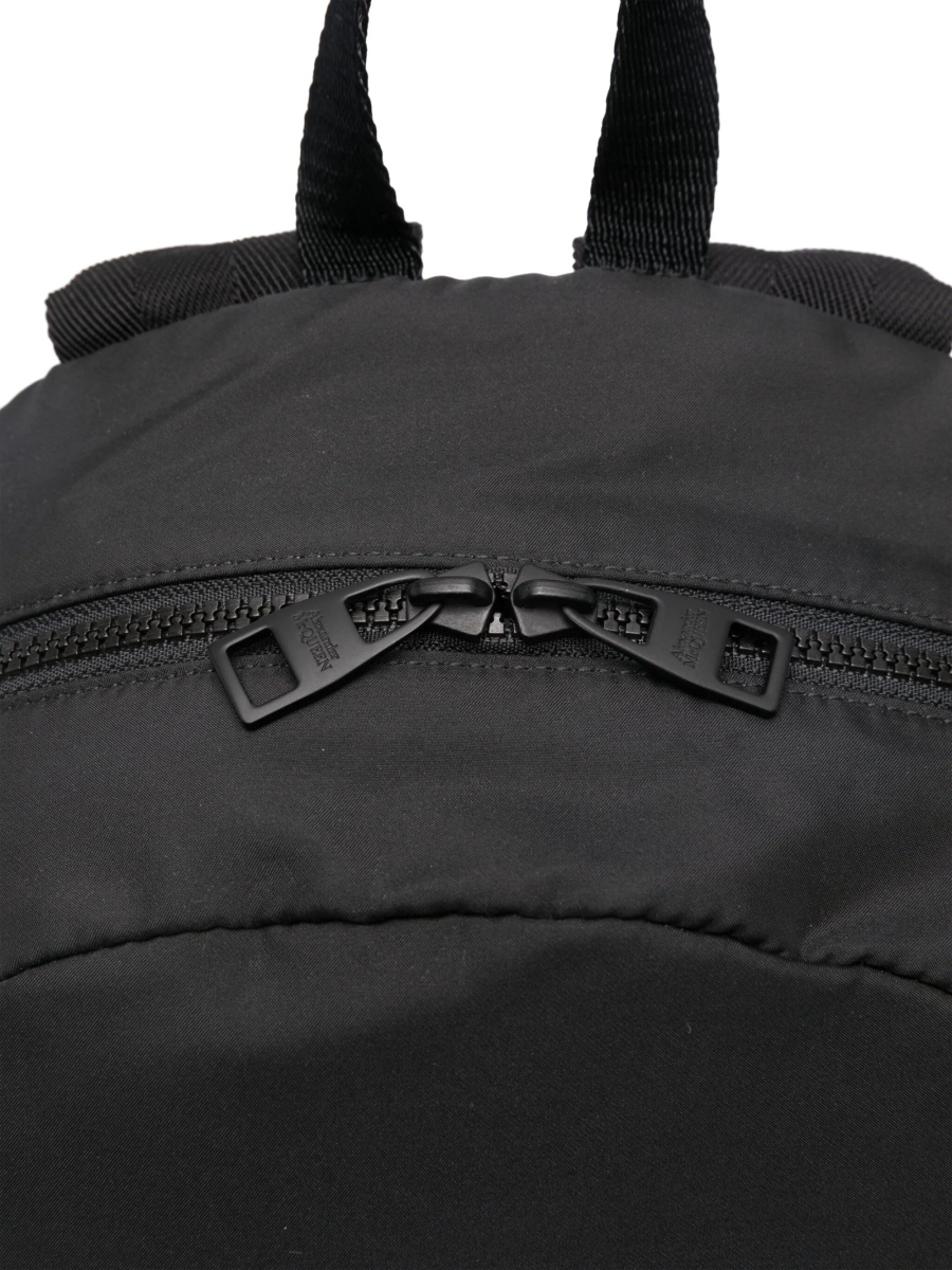 Rucsac Alexander McQueen negru din material textil - Img 4