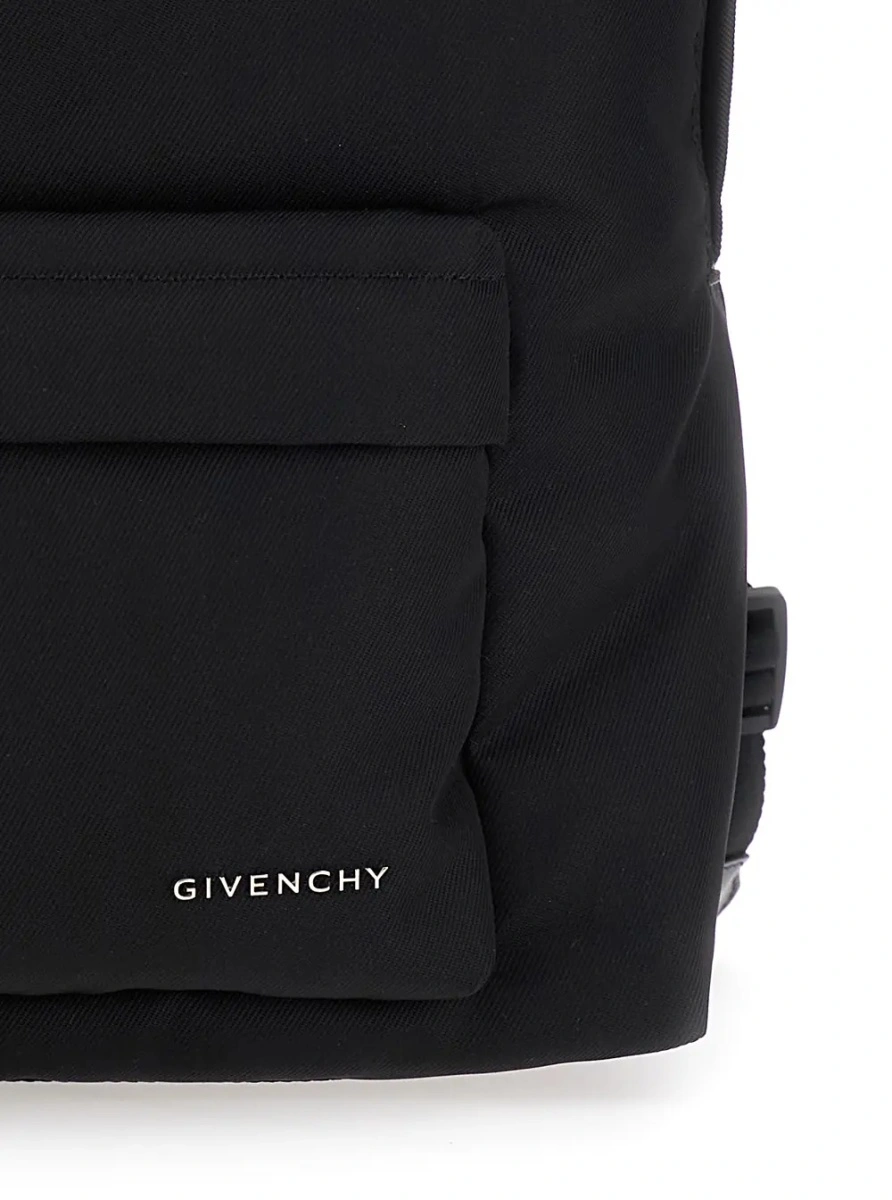 Rucsac Givenchy negru din tesatura tehnica - Img 3