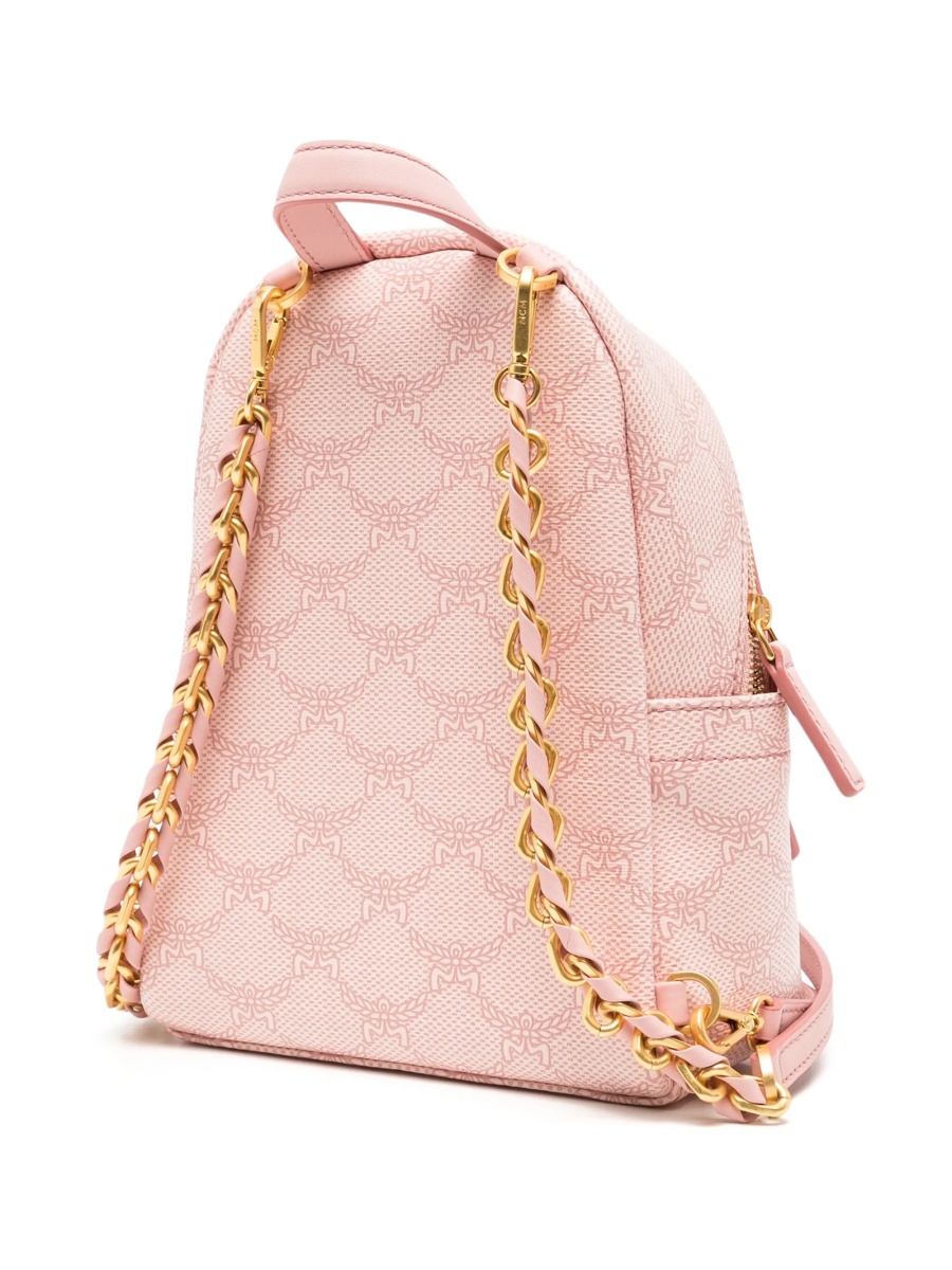 Rucsac MCM roz din material textil - Img 2
