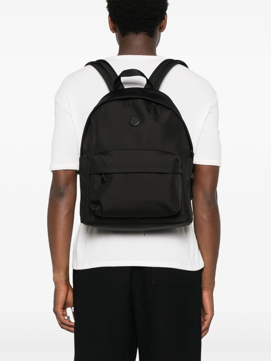 Rucsac Moncler negru din poliamida si polyester - Img 2
