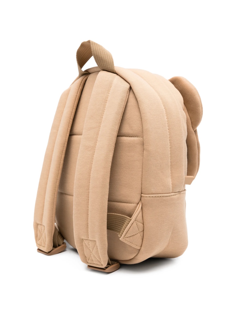 Rucsac Moschino maro din bumbac si polyester - Img 2