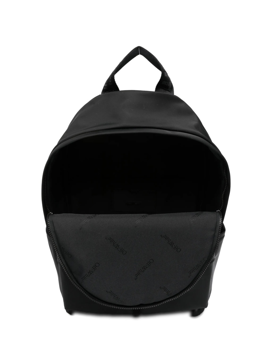 Rucsac Off-White negru din material textil - Img 5
