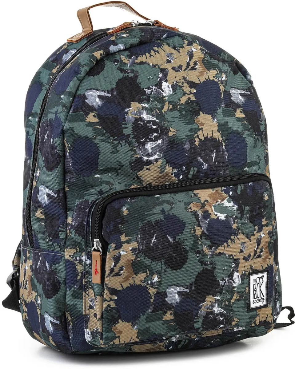 Rucsac PLECAK THE SOCIETY PACK XCLASSIC BACKPACK GREEN CAMO ALLOVER - Img 3