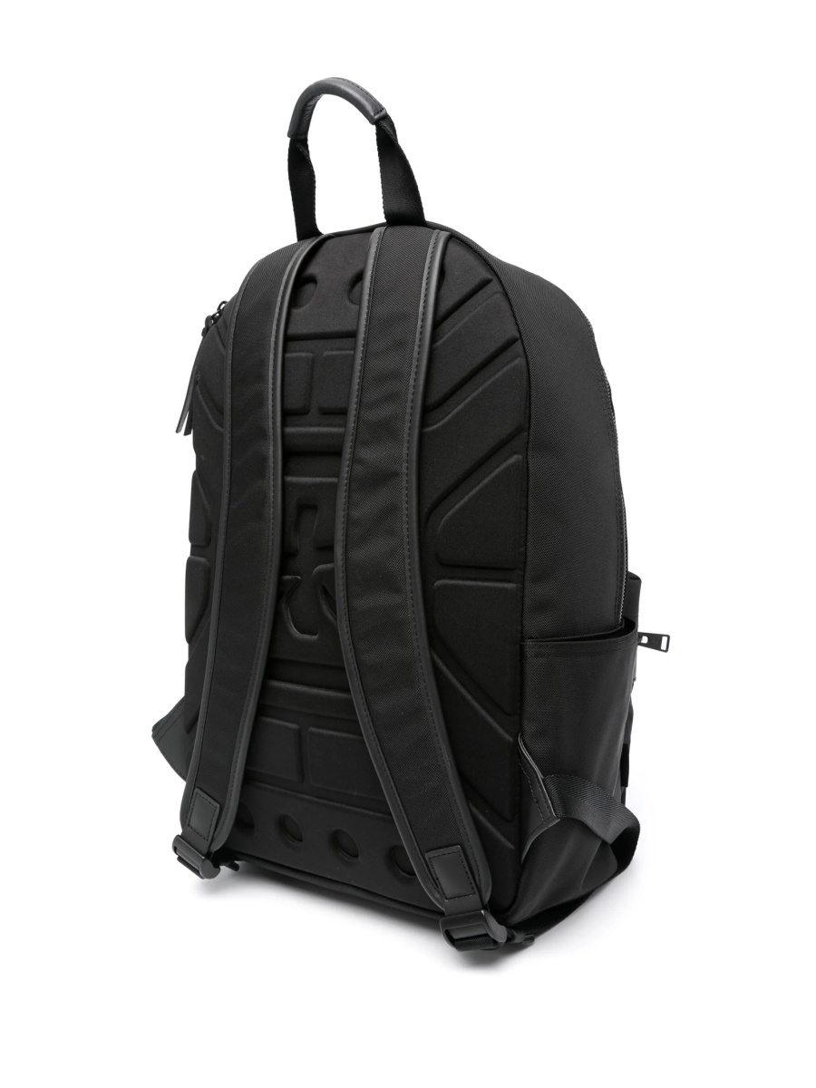 Rucsac Premiata negru din material textil si piele - Img 3