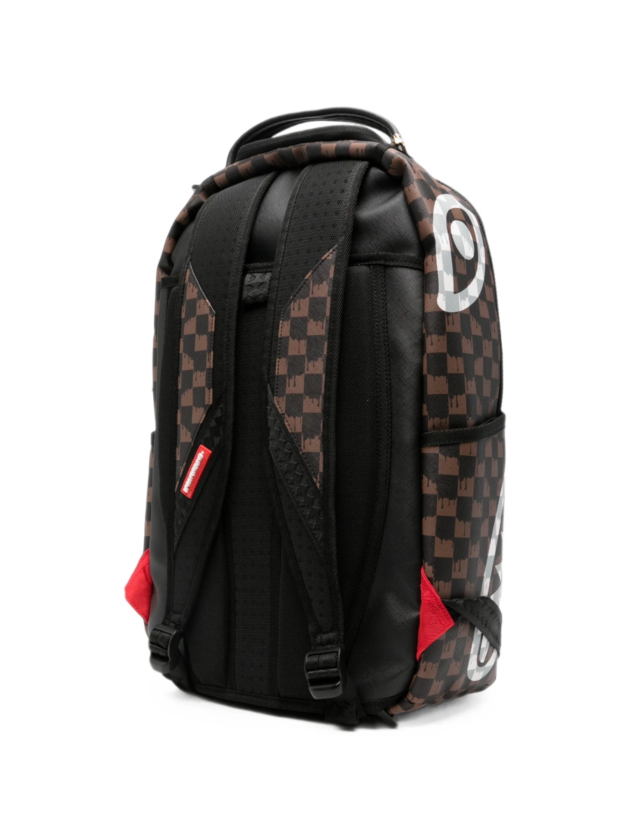 Rucsac Sprayground maro din pvc - Img 3
