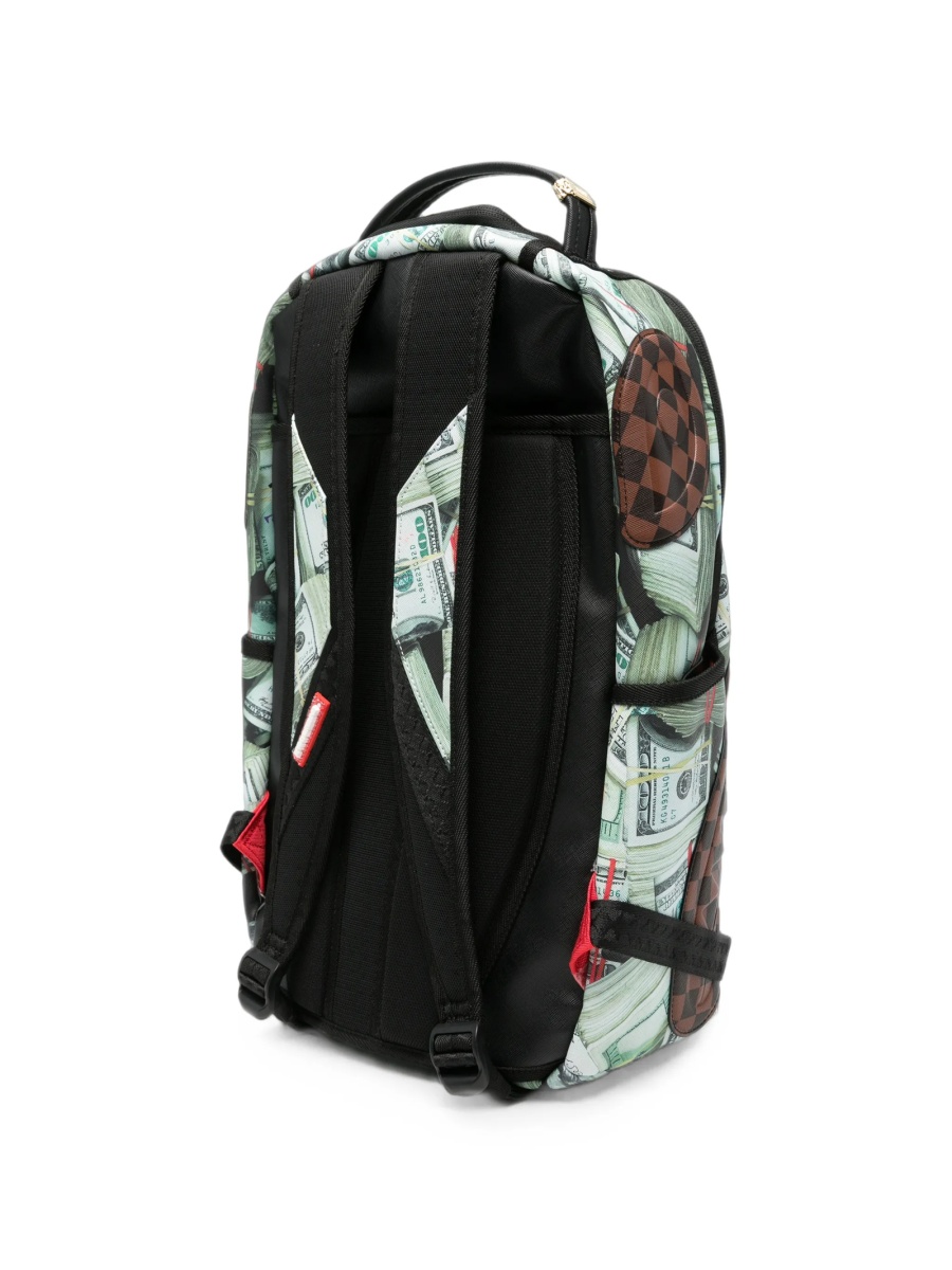 Rucsac Sprayground verde din pvc - Img 3