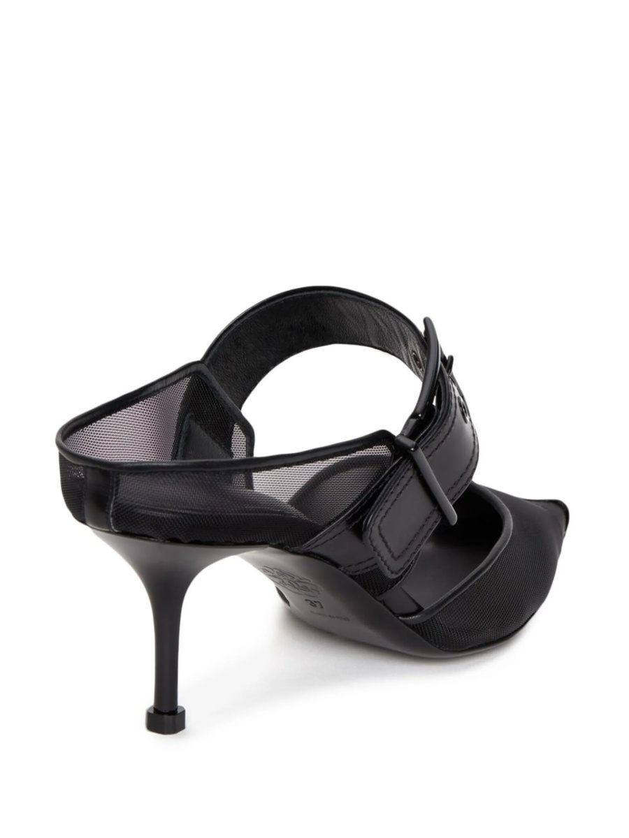 Saboti Alexander McQueen negri din piele si nylon - Img 3