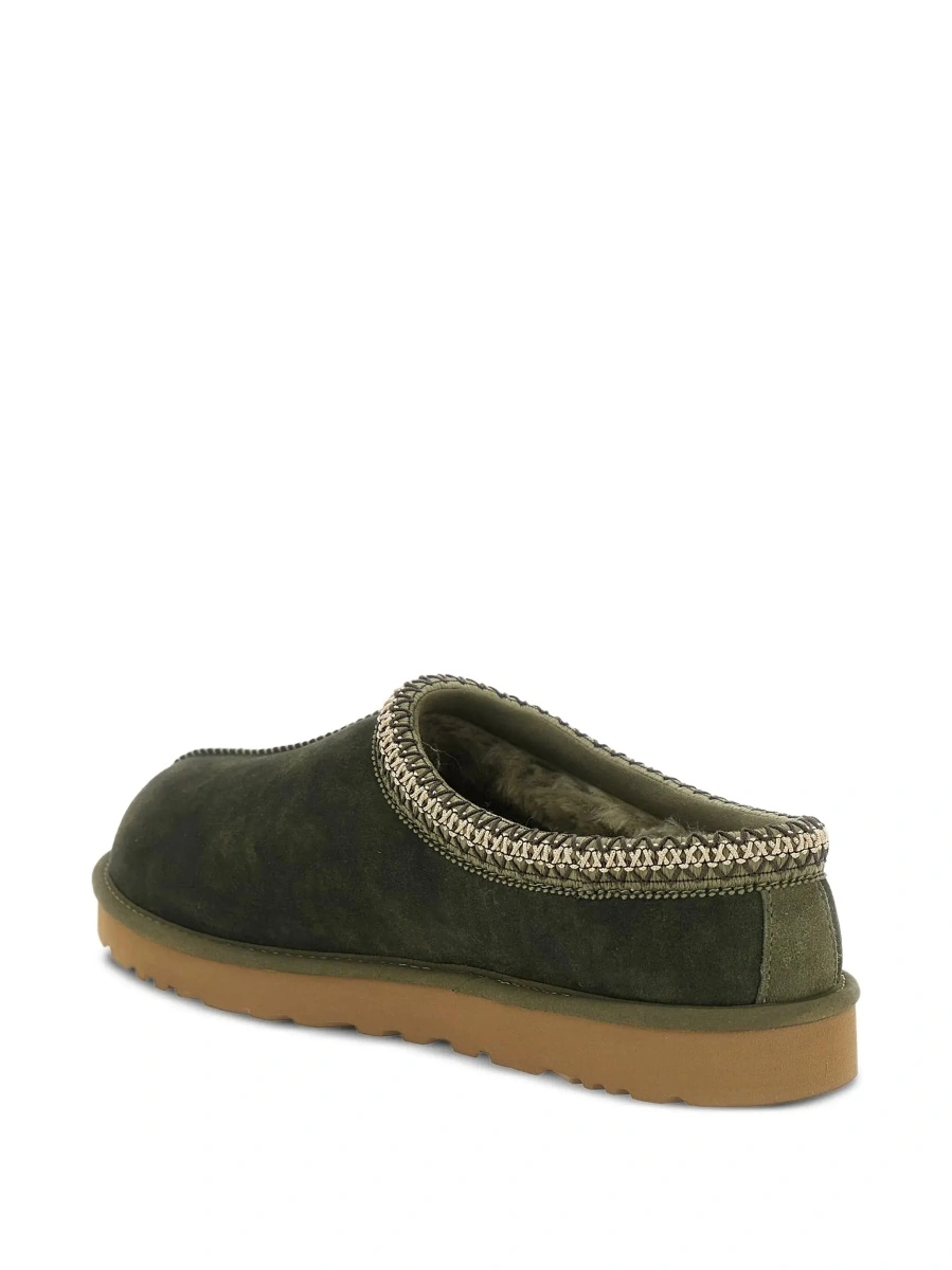 Saboti UGG 'Tasman' verzi din piele intoarsa si shearling - Img 6
