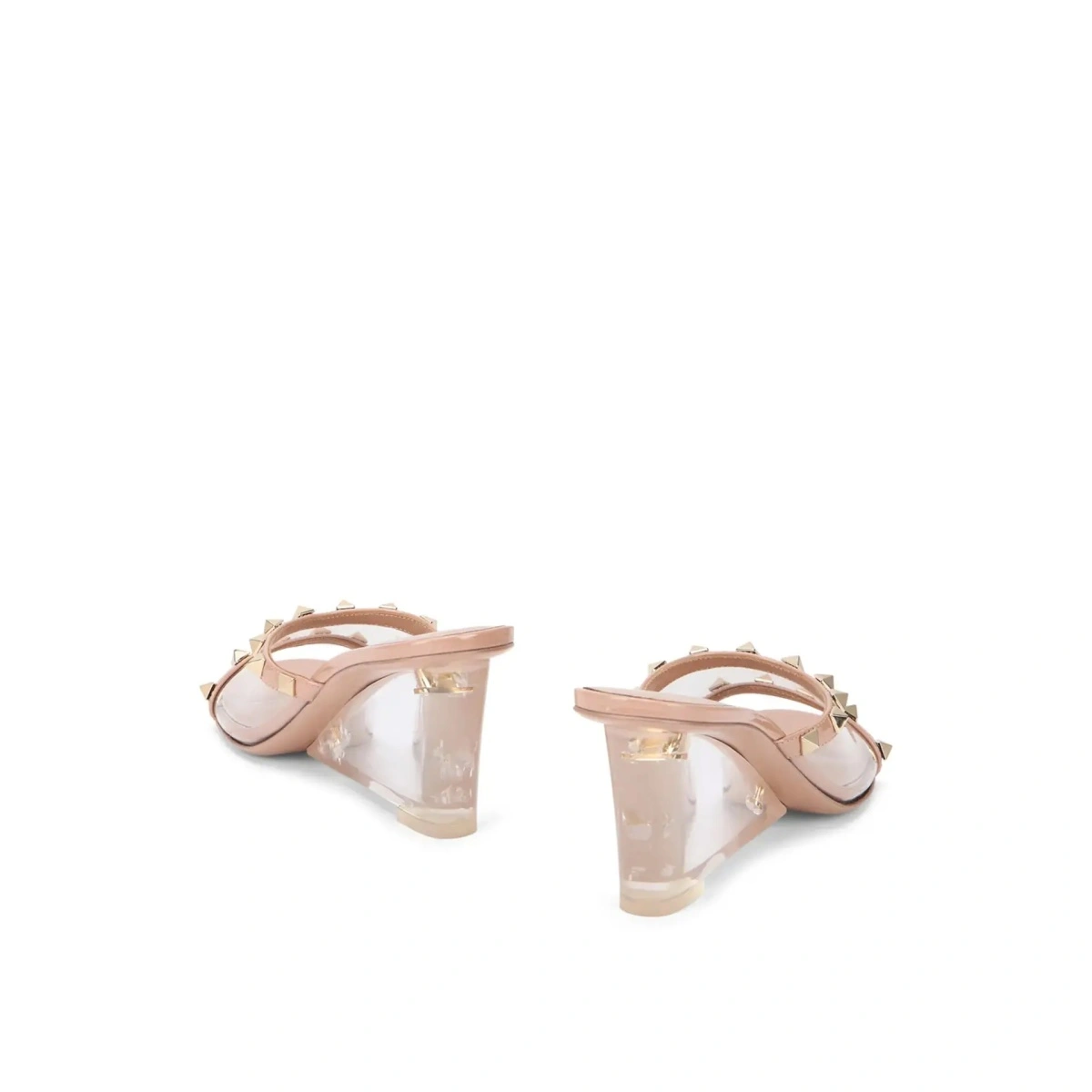Saboti VALENTINO GARAVANI ROCKSTUD transparent Mules - Img 3