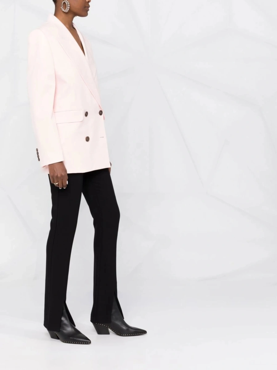 Sacou Alexander McQueen roz din lana - Img 4