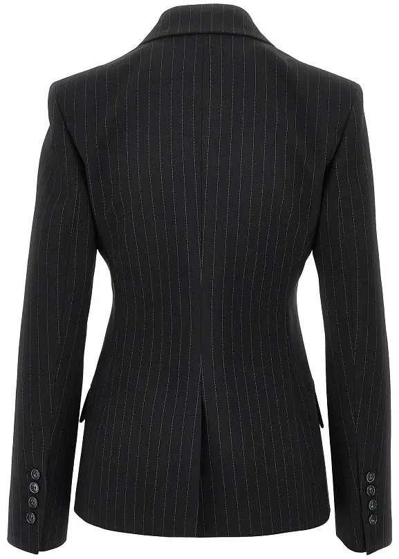 Sacou 'Bianca' jacket with pin-striped motif - Img 3