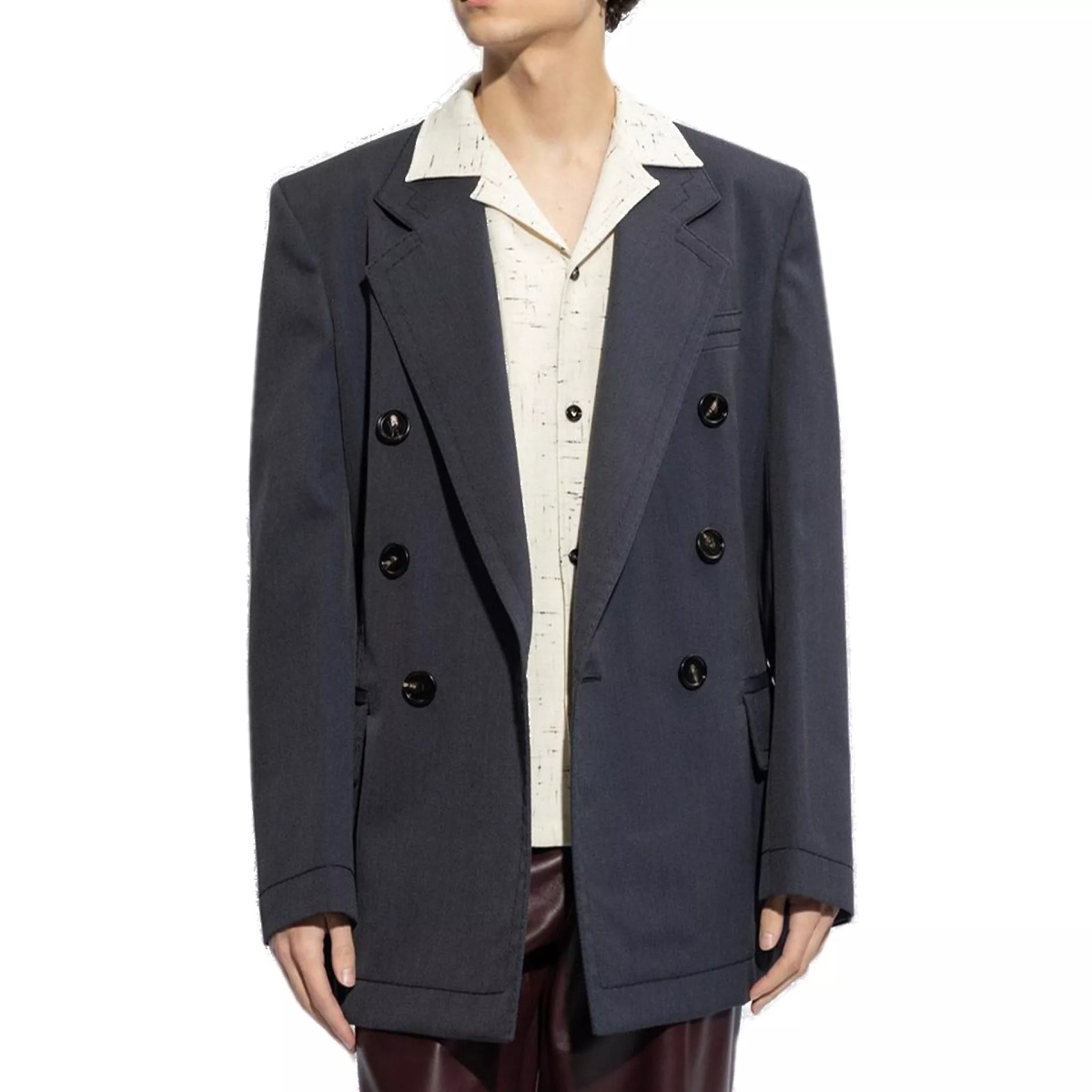 Sacou Bottega Veneta Wool Twill Blazer - Img 2