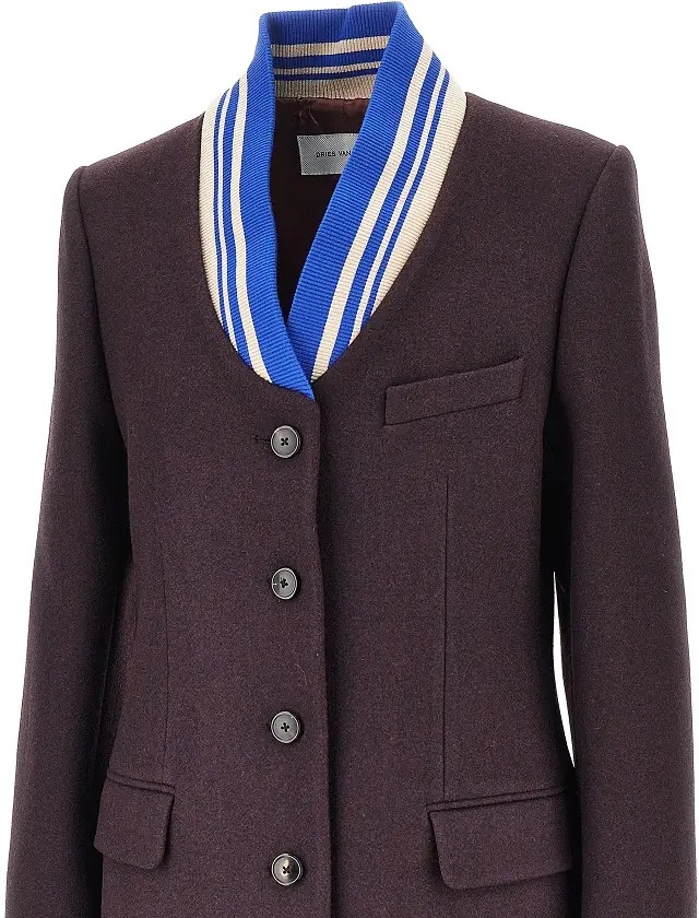Sacou Cloth jacket with ribbed collar - Img 2
