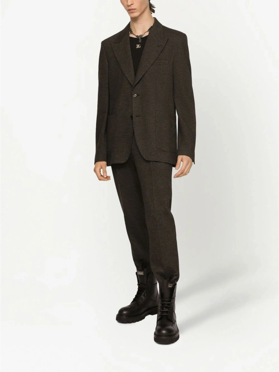 Sacou Dolce &amp; Gabbana gri din nylon si spandex/elastan - Img 3