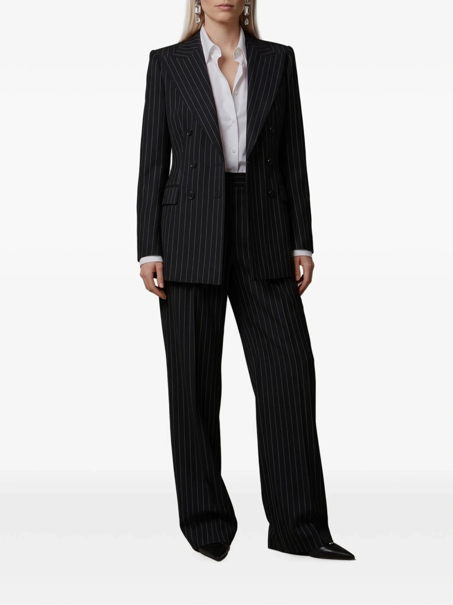 Sacou Dolce &amp; Gabbana negru din elastan si polyester - Img 2