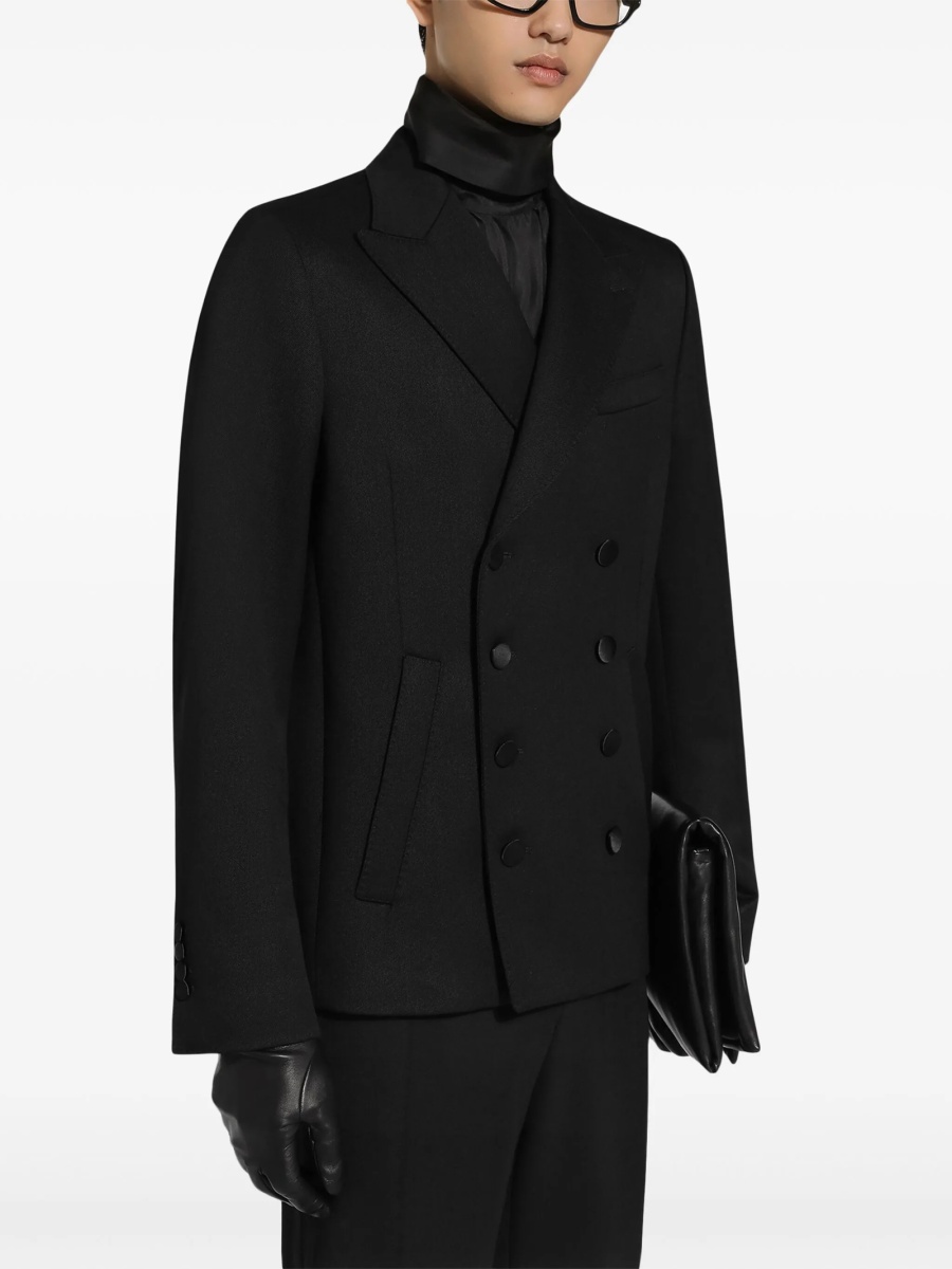 Sacou Dolce &amp; Gabbana negru din lana - Img 5