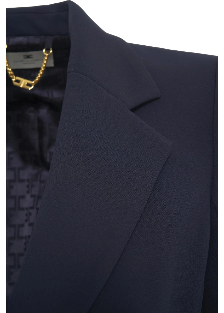 Sacou Elisabetta Franchi albastru - Img 4