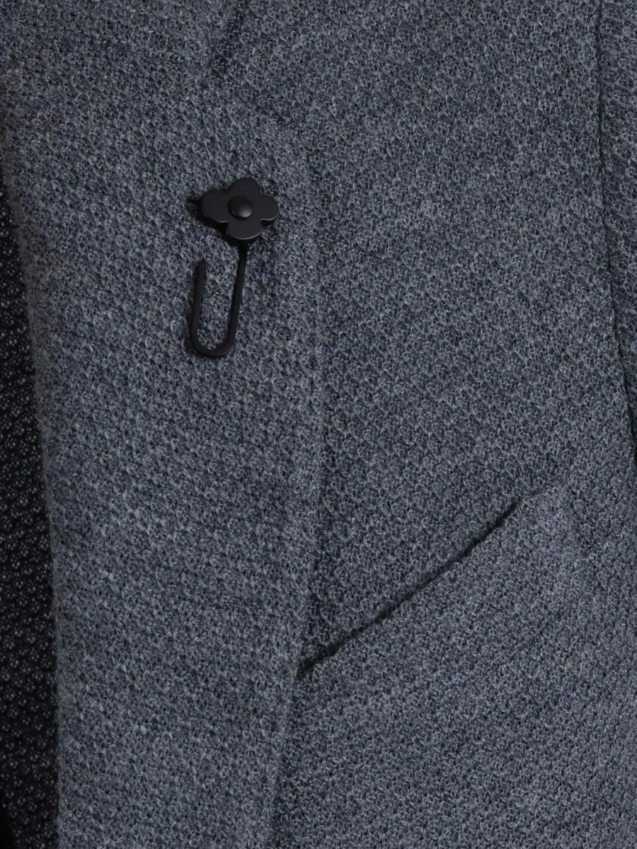 Sacou Lardini gri din lana - Img 3