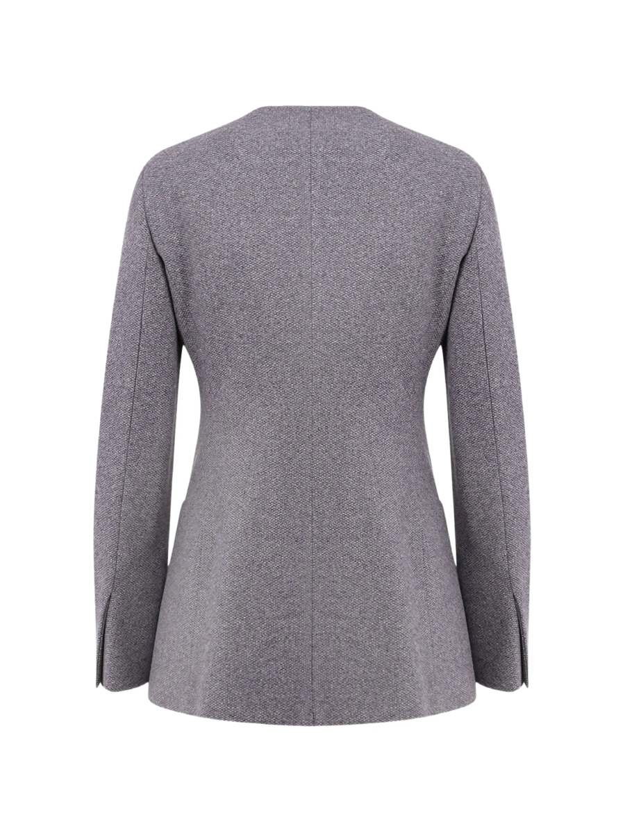 Sacou Max Mara gri din casmir - Img 3