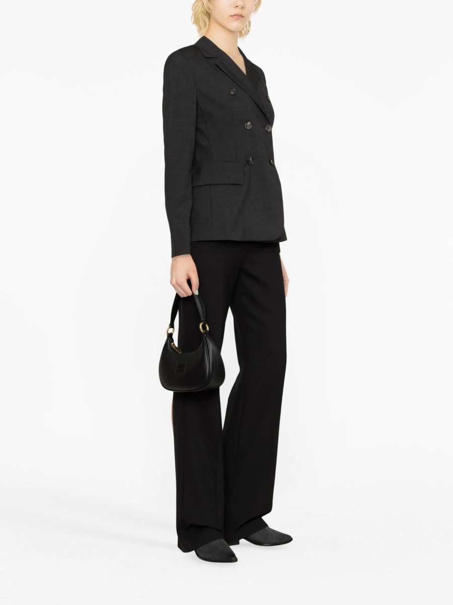 Sacou Max Mara gri din lana - Img 3