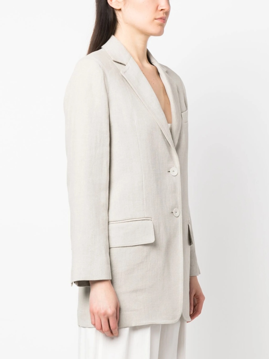Sacou Max Mara neutru din in - Img 3