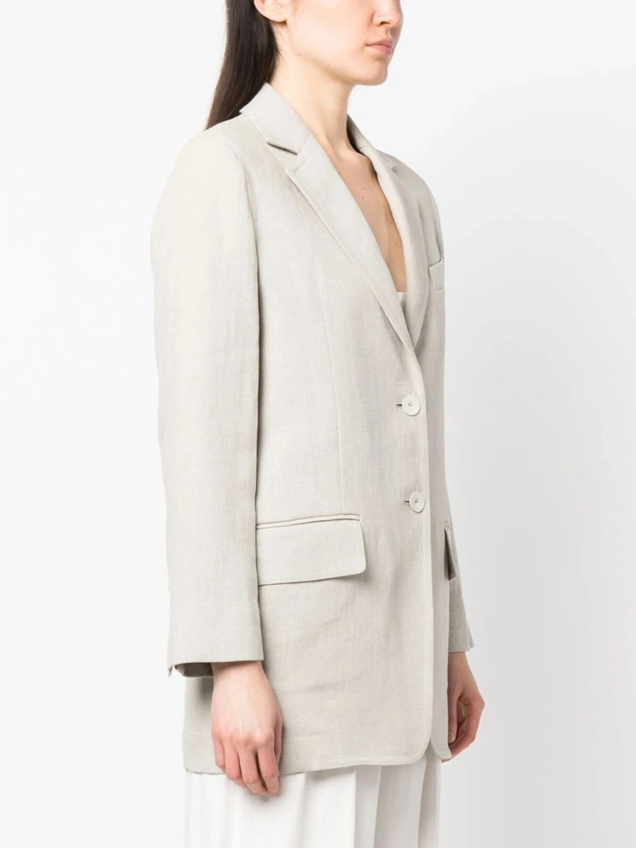Sacou Max Mara neutru din in - Img 3