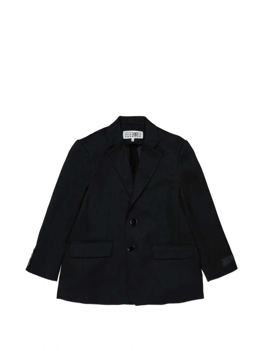 Sacou MM6 MAISON MARGIELA KIDS negru din lana - Img 7