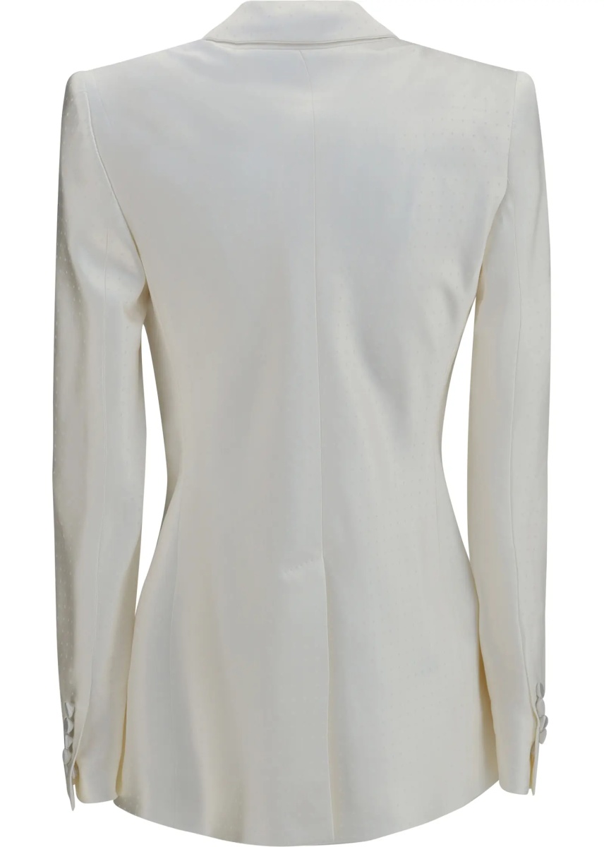 Sacou Polka-dot satin double-breasted Blazer - Img 2