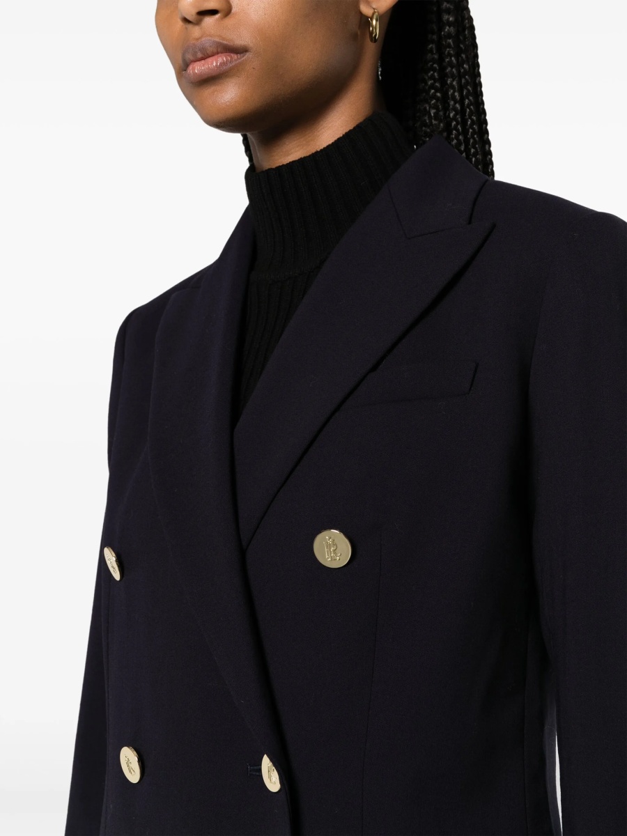 Sacou Ralph Lauren albastru din elastan si lana - Img 5