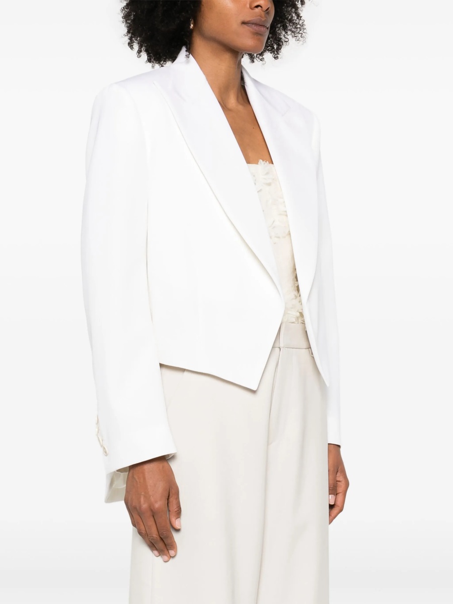 Sacou Stella McCartney neutru din elastan si lana - Img 3