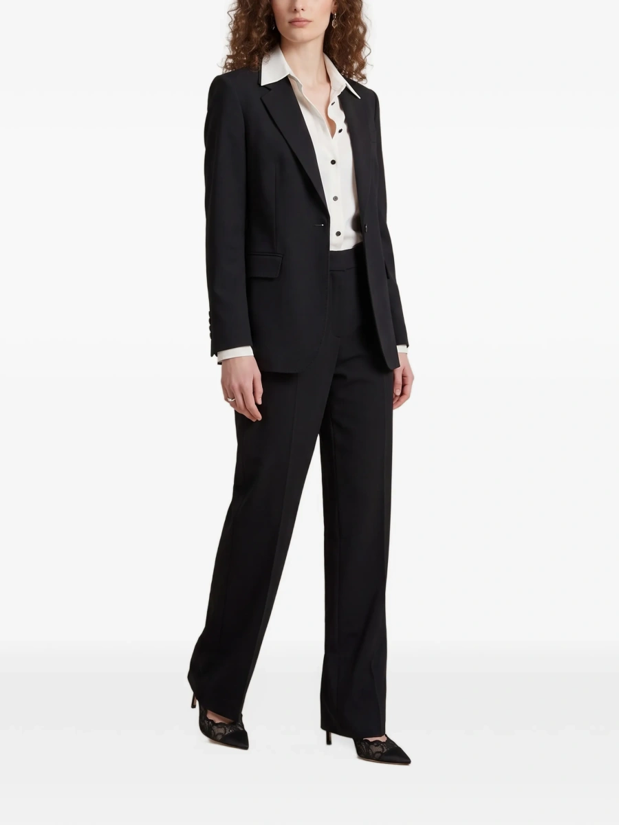 Sacou SUTTON NEW YORK negru din elastan si vascoza - Img 2