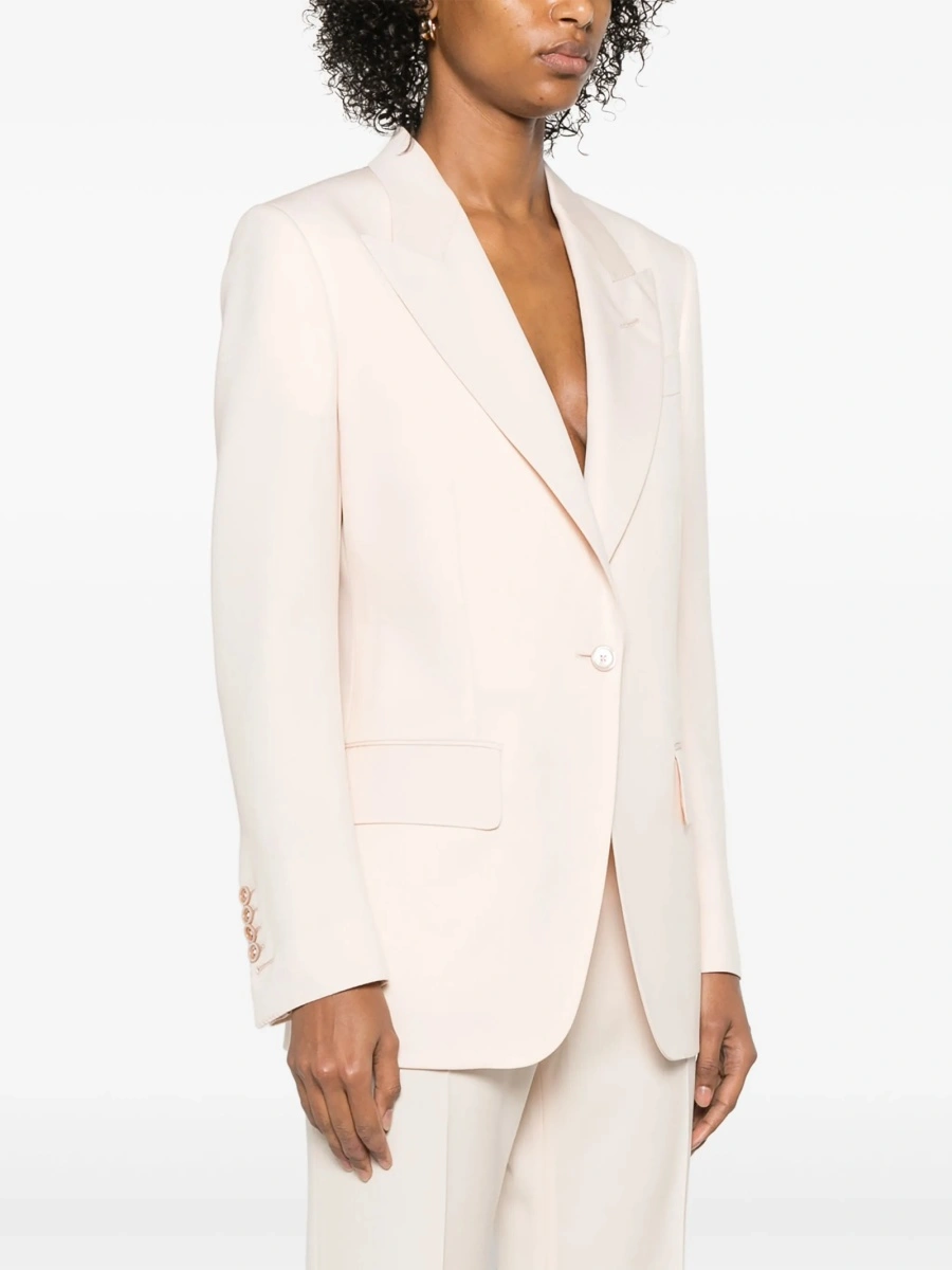 Sacou Tom Ford neutru din lana - Img 3