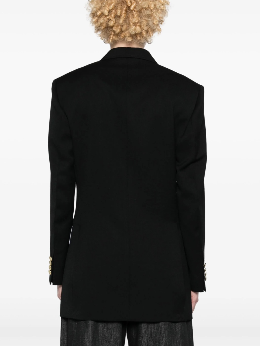 Sacou Victoria Beckham negru din polyester si lana - Img 4