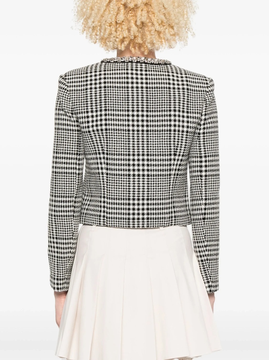 Sacouri Houndstooth Jacket With Crystals - Img 4