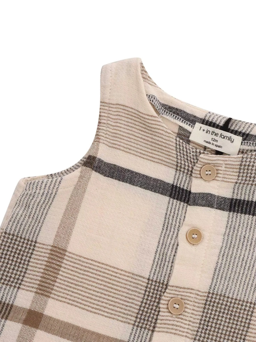 Salopete Scottish patterned romper - Img 2
